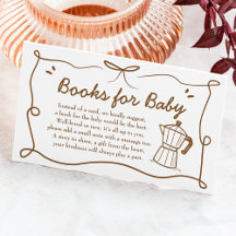 Baby Is Brewing Coffee Books for Baby Card