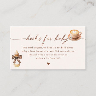 Baby Is Brewing Coffee Books For Baby Enclosure Card