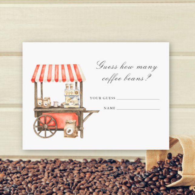 Baby is Brewing coffee cup How many coffee beans Enclosure Card (Creator Uploaded)