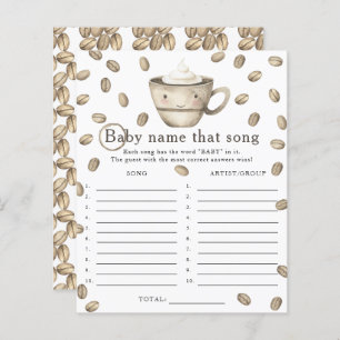 Baby is brewing coffee - Name that song game