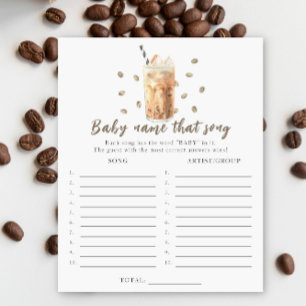 Baby is brewing coffee - Name that song game