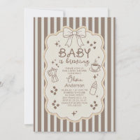 Baby is Brewing Espresso Coffee Party Baby Shower