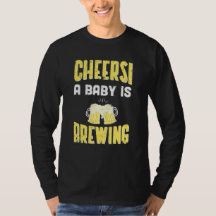 Baby Is Brewing Funny Pregnancy Announcement T-Shirt