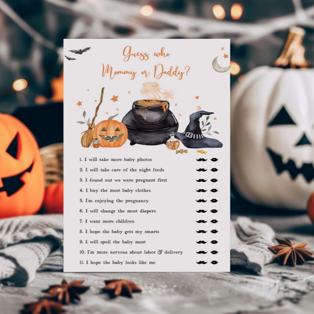 Baby is Brewing Guess who Mummy or Daddy Game (Baby is Brewing Baby Shower Guess who Mommy or Daddy Game)