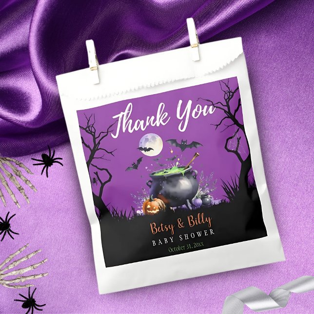 Baby Is Brewing Halloween Baby Shower Favour Bags (Creator Uploaded)