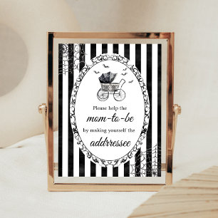Baby is Brewing Halloween Envelope Station Sign