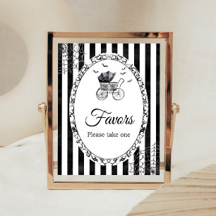 Baby is Brewing Halloween Favours Sign