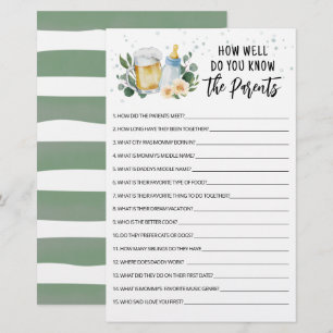 Baby Is Brewing How well do you know the Parents