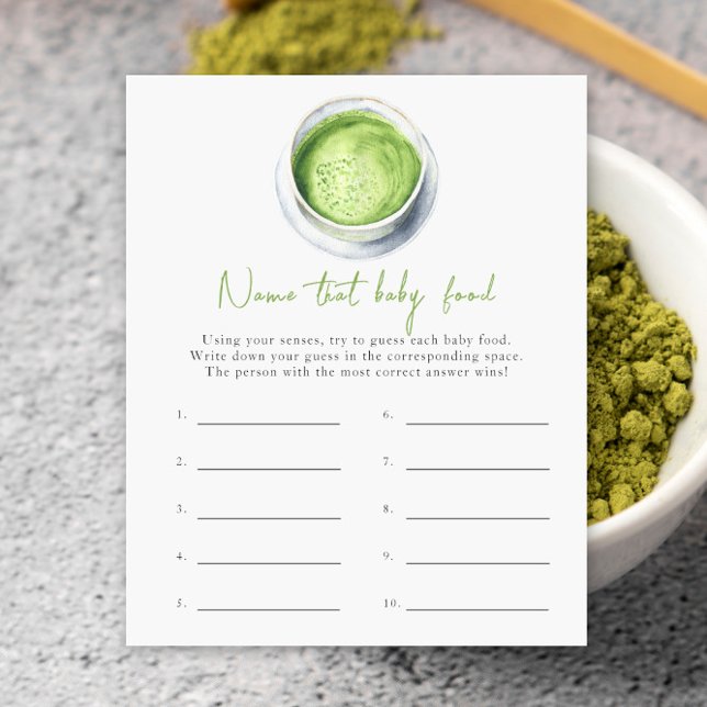 Baby is brewing matcha - Name that baby food (Creator Uploaded)