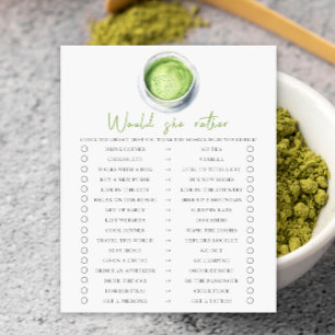 Baby is brewing Matcha Would she rather