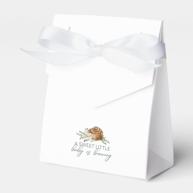 Baby is Brewing Pastry Favour Box (Front Side)