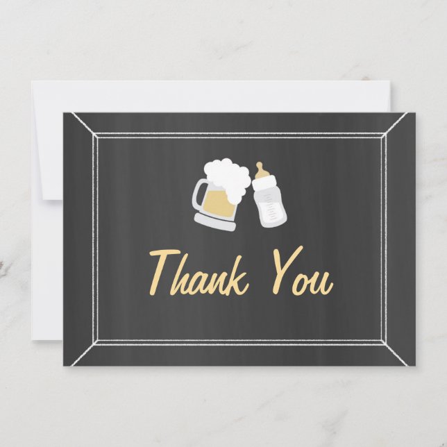 "Baby Is Brewing" Thank You (Front)