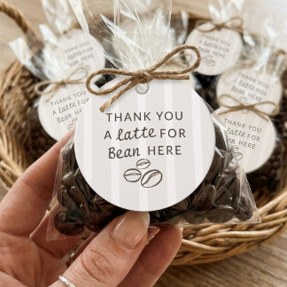 Baby is Brewing Thank You Baby Shower Favour Tags