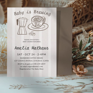 Baby is Brewing Whimsical Baby Shower