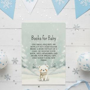 Baby It Cold Outside Polar Bear Books for Baby Enclosure Card
