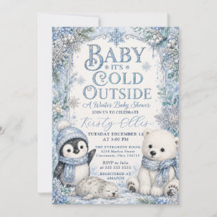 Baby It’s Cold Outside Baby Shower Invitation
