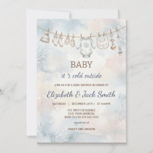 Baby it’s Cold Outside Baby Shower Invitation