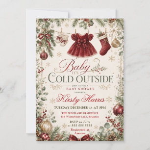 Baby It’s Cold Outside Shower Invitation