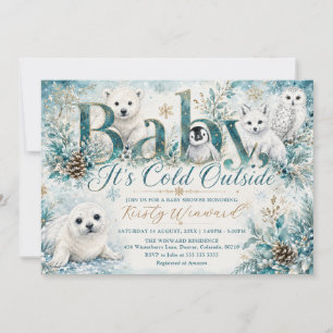 Baby It’s Cold Outside Winter Baby Shower Invitation