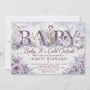 Baby It’s Cold Outside Winter Baby Shower Invitation