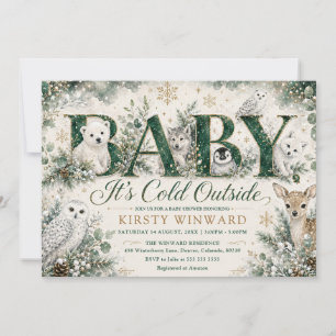 Baby It’s Cold Outside Winter Baby Shower Invitation