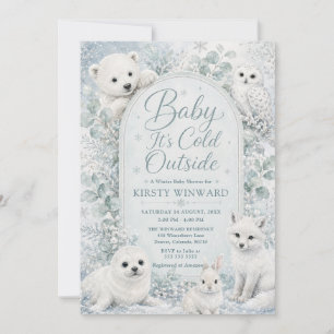 Baby It’s Cold Outside Winter Baby Shower Invitation