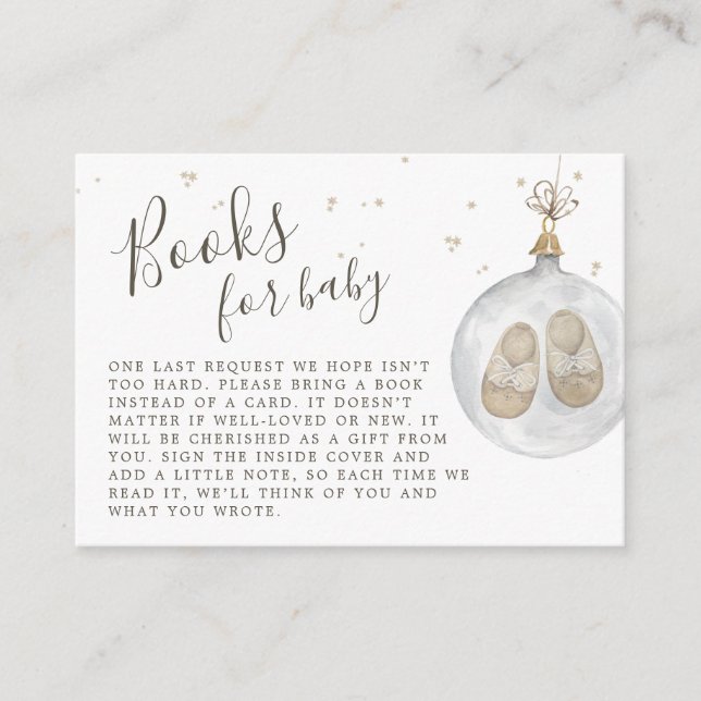 Baby it’s cold outside Winter Books for Baby Enclosure Card (Front)