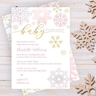 Baby It’s Cold Outside Winter Shower Invite