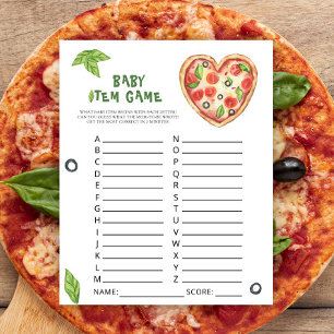  Baby Item Game. Pizza Baby Shower Game