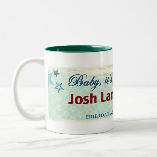 Baby It's Cold ceramic mug (Left)