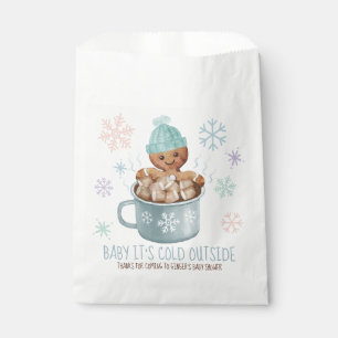 Baby It's Cold Cookie & Cocoa Boy Baby Shower  Favour Bags