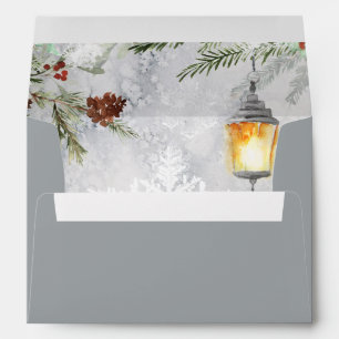 Baby it's cold outside baby shower 5x7 envelope