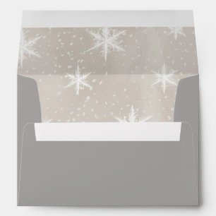Baby it's cold outside baby shower 5x7 envelope