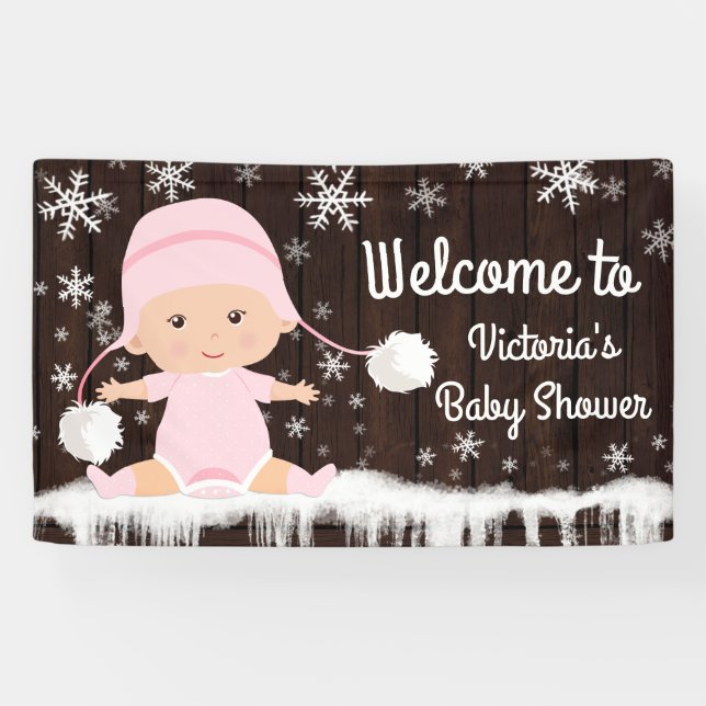 Baby Its Cold Outside Baby Shower Banner (Horizontal)