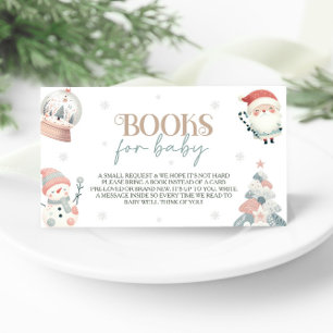 Baby Its Cold Outside Baby Shower Book Request Enclosure Card