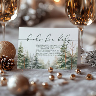 Baby Its Cold Outside Baby Shower Book Request Enclosure Card