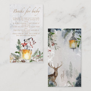 Baby it's cold outside baby shower books for baby enclosure card