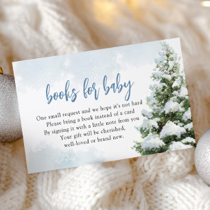 Baby It's Cold Outside Baby Shower Books for Baby Enclosure Card