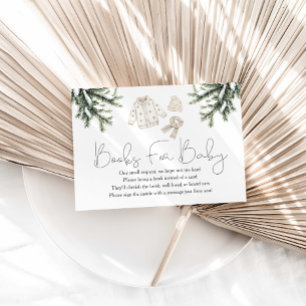 Baby It's Cold Outside Baby Shower Books For Baby Enclosure Card