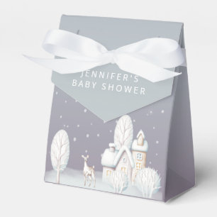 Baby its cold outside baby shower favour box