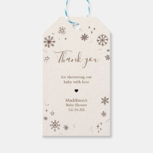 Baby It's Cold Outside Baby Shower Favour Tag