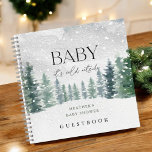 Baby It's Cold Outside Baby Shower Guestbook Notebook<br><div class="desc">Baby It's Cold Outside Baby Shower Guestbook</div>