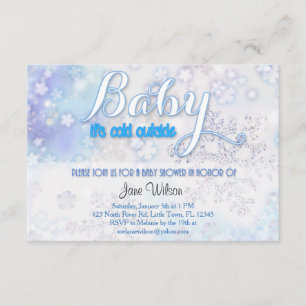 Baby it's cold outside Baby Shower Invitation