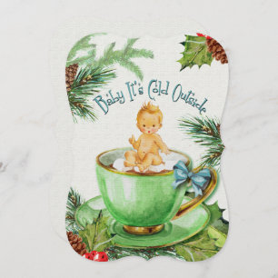 Baby It's Cold Outside Baby Shower Invitation