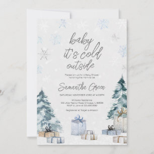Baby It's Cold Outside Baby Shower Invitation