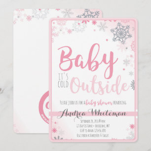 Baby it's Cold Outside Baby Shower Invitation