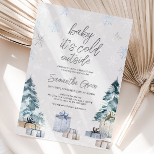 Baby It's Cold Outside Baby Shower Invitation