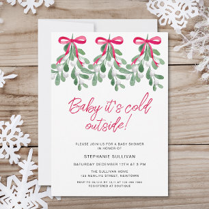 Baby It's Cold Outside Baby Shower Invitation