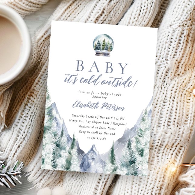 Baby It's Cold Outside Baby Shower Invitation (Creator Uploaded)