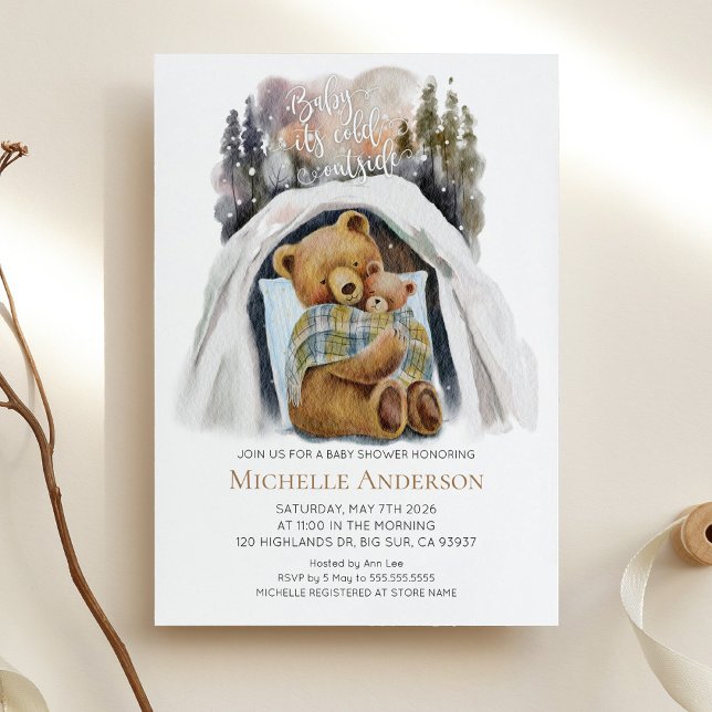 Baby Its Cold Outside Baby Shower Invitation (Creator Uploaded)